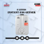 Indus 8 Liters Instant Gas Geyser / Instant Gas Water Heater / Instant Geyser With Temperature LED