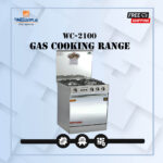Welcome 21 Inches Wide 3 Burner Gas Cooking Range With Baking Oven WC-2100 - Silver