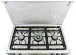 Welcome 3 Burner Prime Gas Cooking Range With Heavy Grills WC-4500 - Silver and Black - Image 3