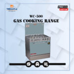 Welcome Gas Cooking Range With 3 Elegant Brass Burners WC-500 - Silver