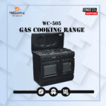 Welcome 5 Burner Gas Cooking Range WC-505 - Black